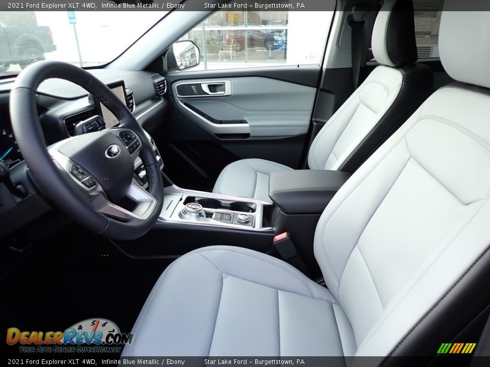 Front Seat of 2021 Ford Explorer XLT 4WD Photo #10