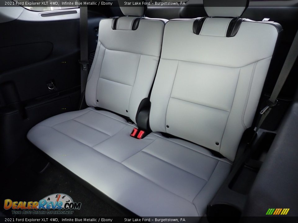 Rear Seat of 2021 Ford Explorer XLT 4WD Photo #12