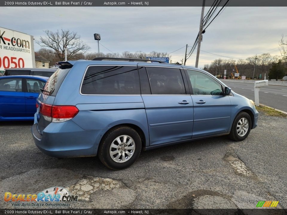 2009 Honda Odyssey EX-L Bali Blue Pearl / Gray Photo #3