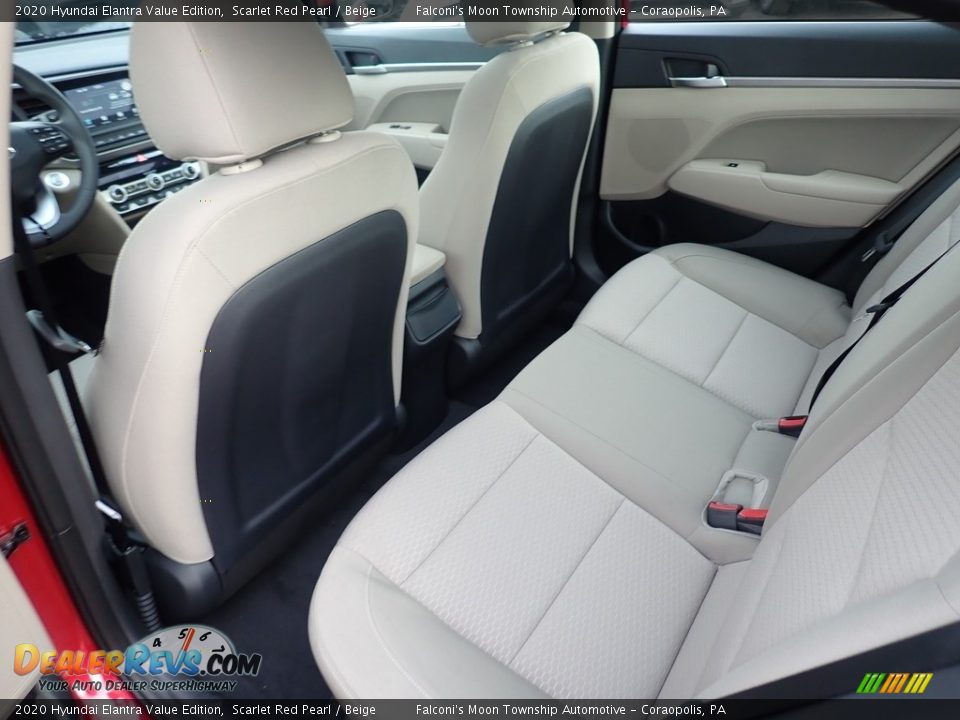 Rear Seat of 2020 Hyundai Elantra Value Edition Photo #8