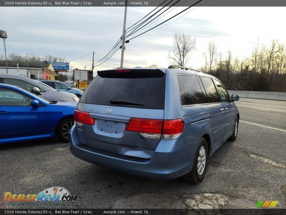 2009 Honda Odyssey EX-L Bali Blue Pearl / Gray Photo #4