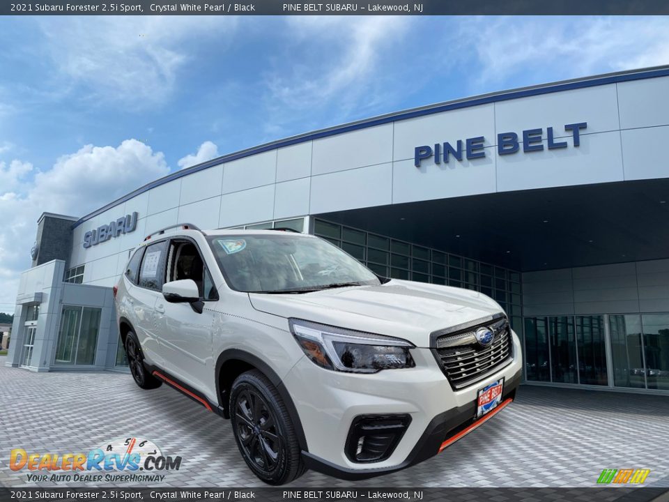 2021 Subaru Forester 2.5i Sport Crystal White Pearl / Black Photo #1