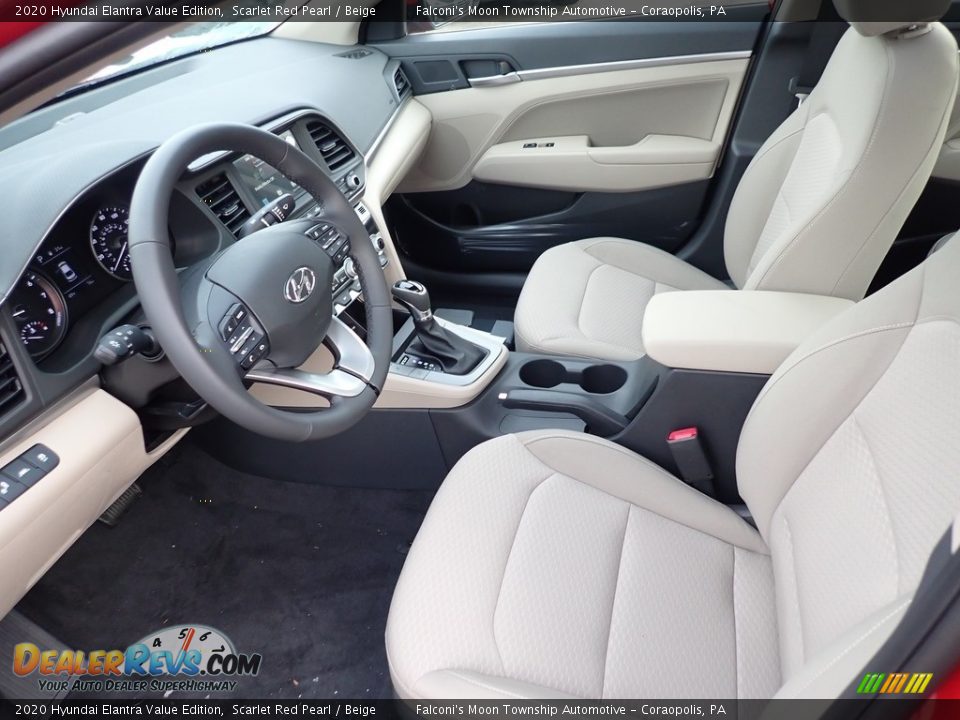 Front Seat of 2020 Hyundai Elantra Value Edition Photo #10