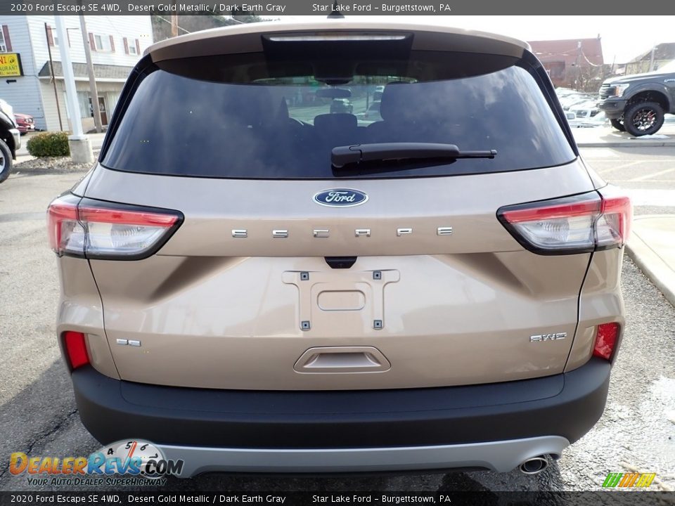 2020 Ford Escape SE 4WD Desert Gold Metallic / Dark Earth Gray Photo #4