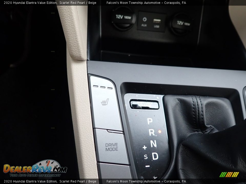 2020 Hyundai Elantra Value Edition Scarlet Red Pearl / Beige Photo #16