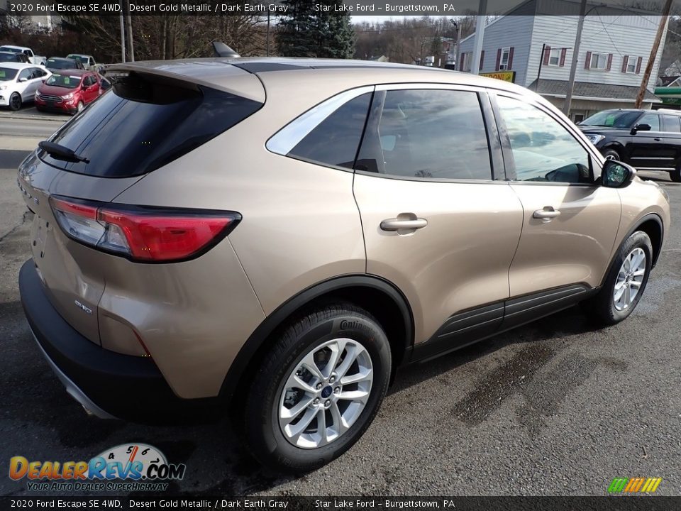 2020 Ford Escape SE 4WD Desert Gold Metallic / Dark Earth Gray Photo #6