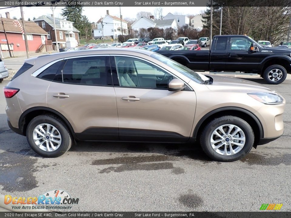 2020 Ford Escape SE 4WD Desert Gold Metallic / Dark Earth Gray Photo #7