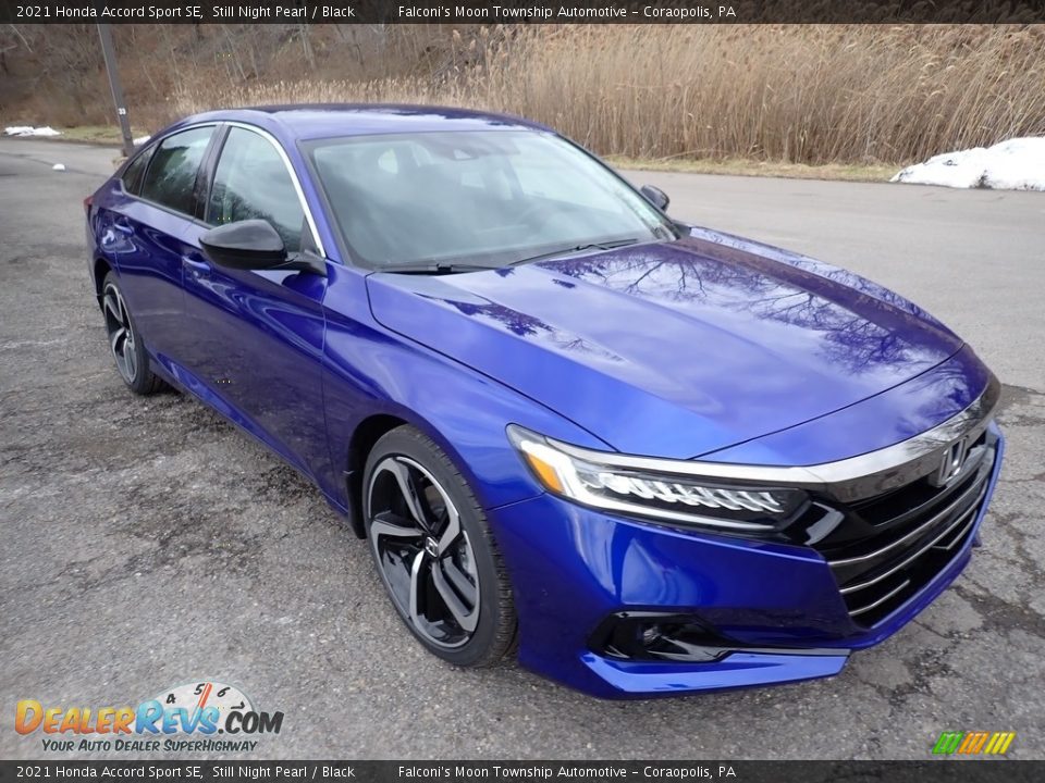 Front 3/4 View of 2021 Honda Accord Sport SE Photo #6