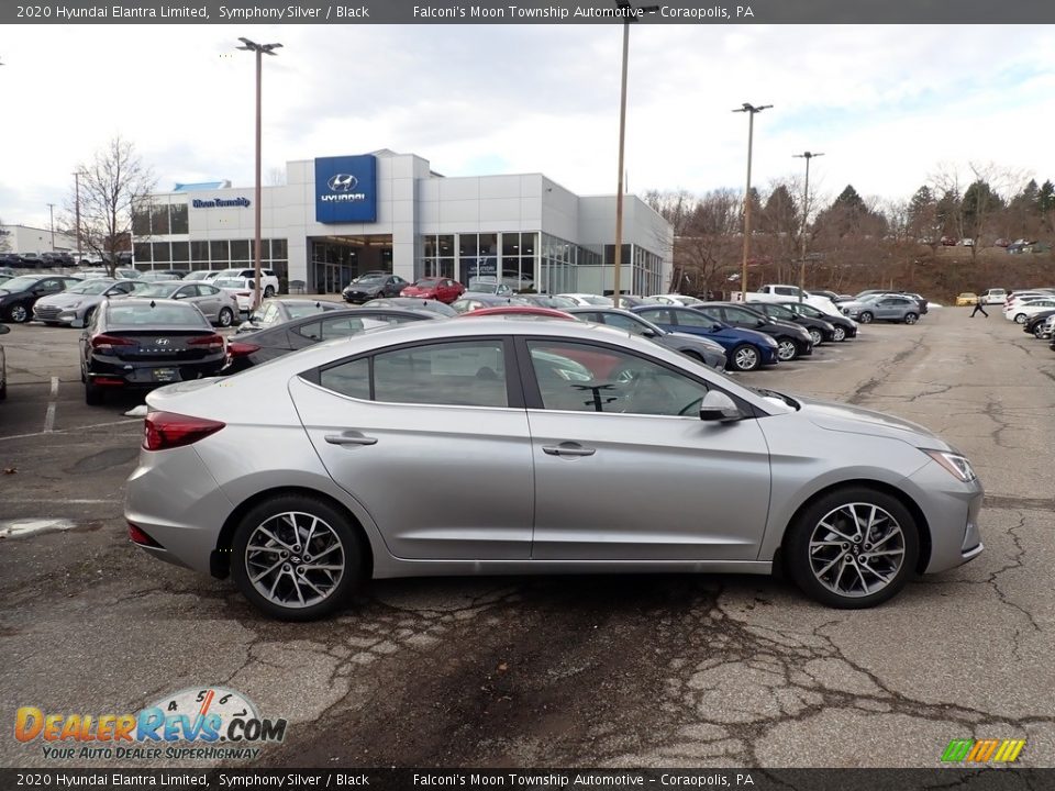 2020 Hyundai Elantra Limited Symphony Silver / Black Photo #1