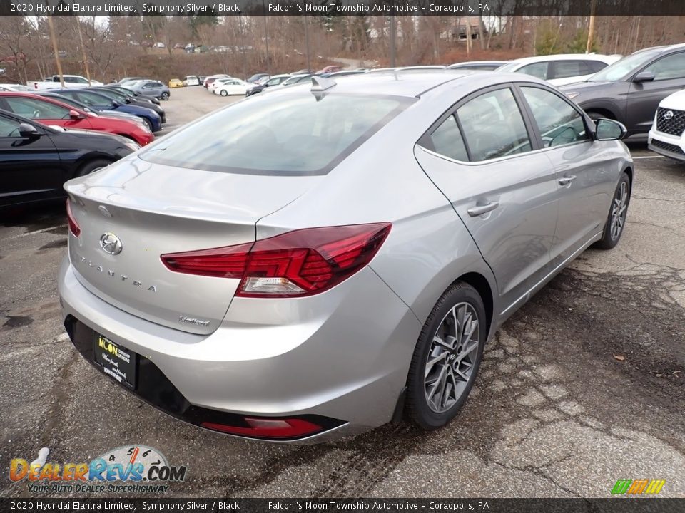 2020 Hyundai Elantra Limited Symphony Silver / Black Photo #2