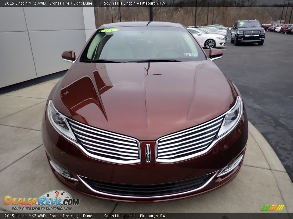 Bronze Fire 2015 Lincoln MKZ AWD Photo #8