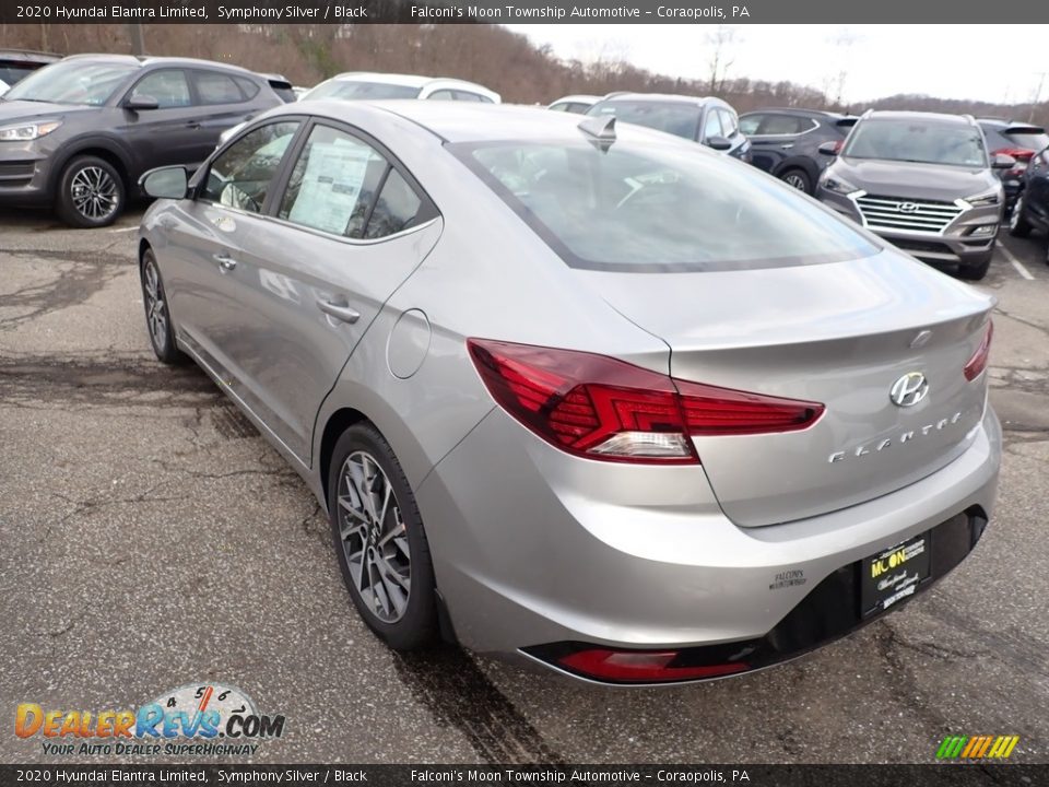 2020 Hyundai Elantra Limited Symphony Silver / Black Photo #6