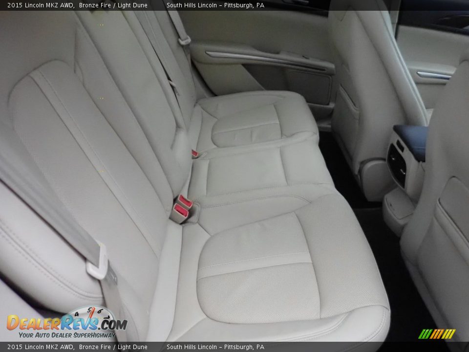 Rear Seat of 2015 Lincoln MKZ AWD Photo #14