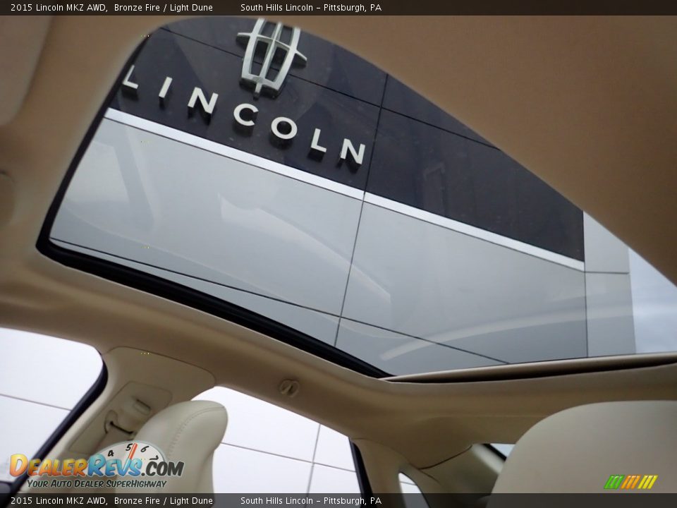 2015 Lincoln MKZ AWD Bronze Fire / Light Dune Photo #20