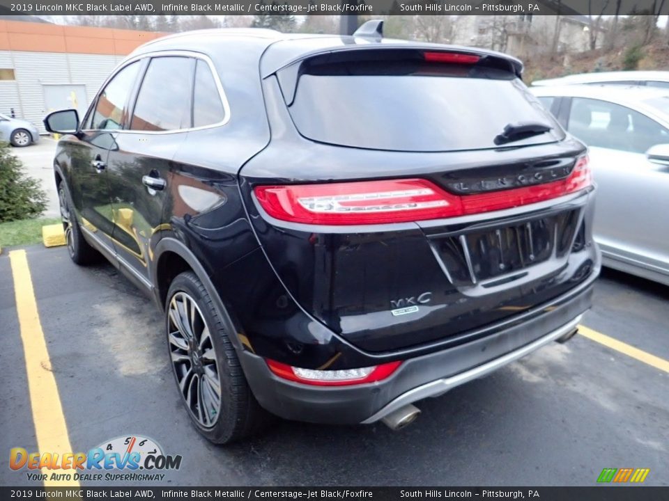 2019 Lincoln MKC Black Label AWD Infinite Black Metallic / Centerstage-Jet Black/Foxfire Photo #2