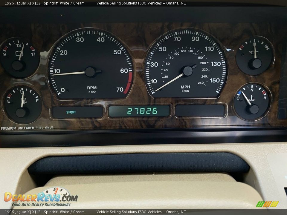 1996 Jaguar XJ XJ12 Gauges Photo #23