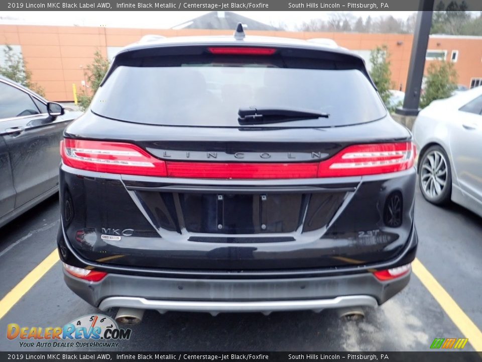 2019 Lincoln MKC Black Label AWD Infinite Black Metallic / Centerstage-Jet Black/Foxfire Photo #3