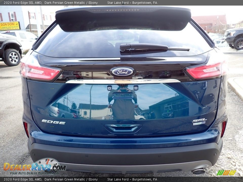 2020 Ford Edge SEL AWD Dark Persian Green Metallic / Ebony Photo #4