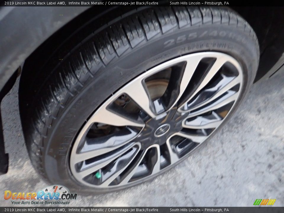 2019 Lincoln MKC Black Label AWD Infinite Black Metallic / Centerstage-Jet Black/Foxfire Photo #5