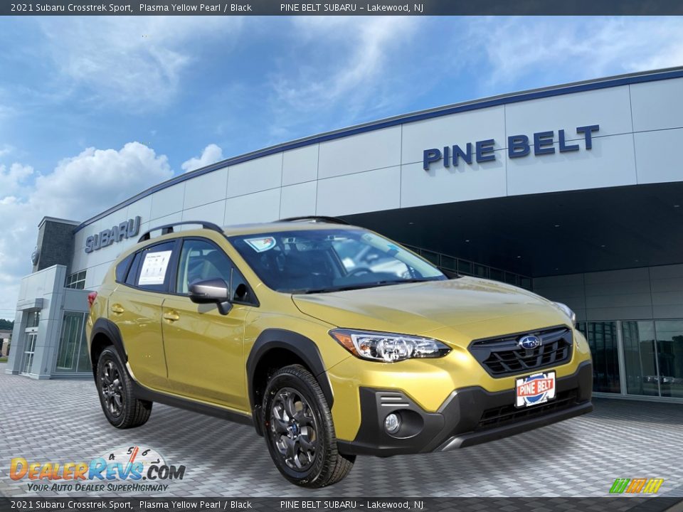 2021 Subaru Crosstrek Sport Plasma Yellow Pearl / Black Photo #1
