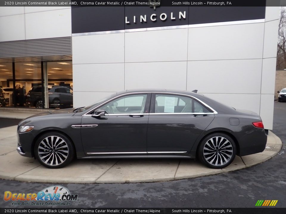 Chroma Caviar Metallic 2020 Lincoln Continental Black Label AWD Photo #2