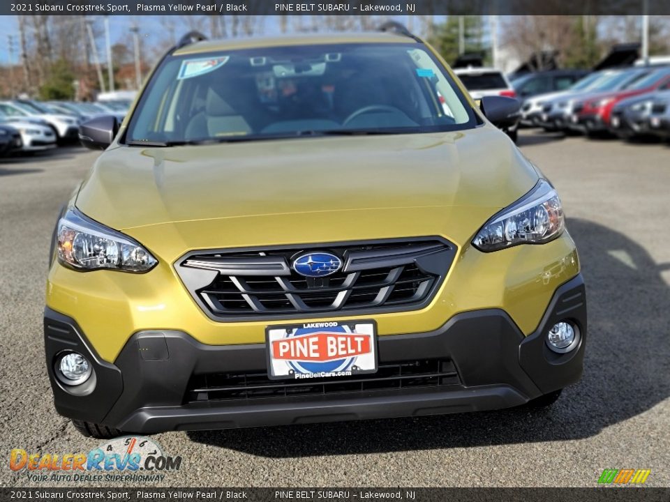 2021 Subaru Crosstrek Sport Plasma Yellow Pearl / Black Photo #3