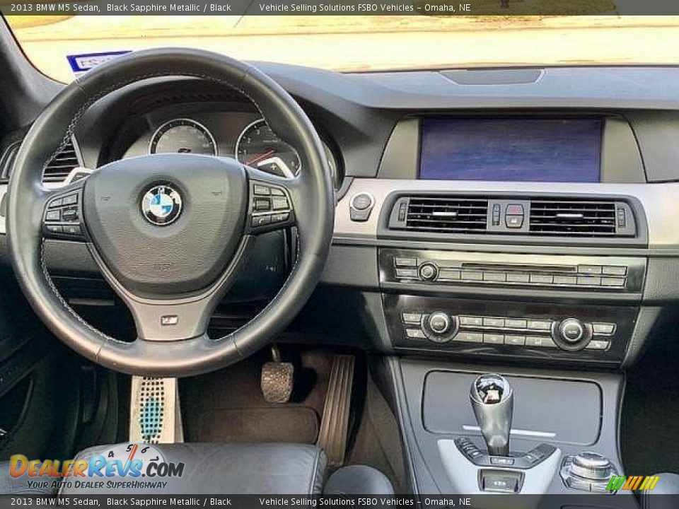 2013 BMW M5 Sedan Black Sapphire Metallic / Black Photo #2