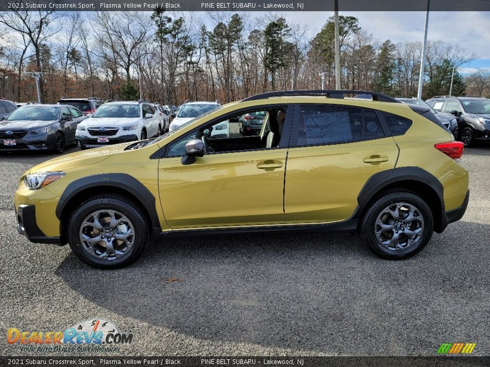 Plasma Yellow Pearl 2021 Subaru Crosstrek Sport Photo #4