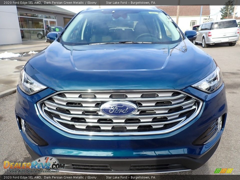 2020 Ford Edge SEL AWD Dark Persian Green Metallic / Ebony Photo #9