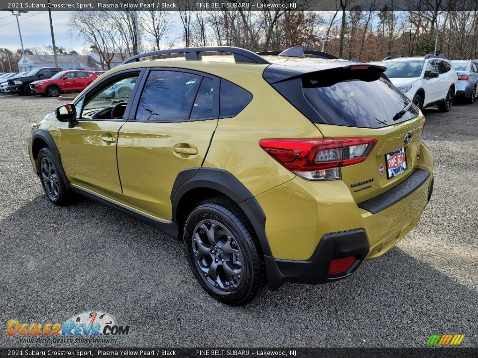 2021 Subaru Crosstrek Sport Plasma Yellow Pearl / Black Photo #6