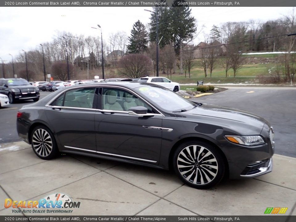 Chroma Caviar Metallic 2020 Lincoln Continental Black Label AWD Photo #7