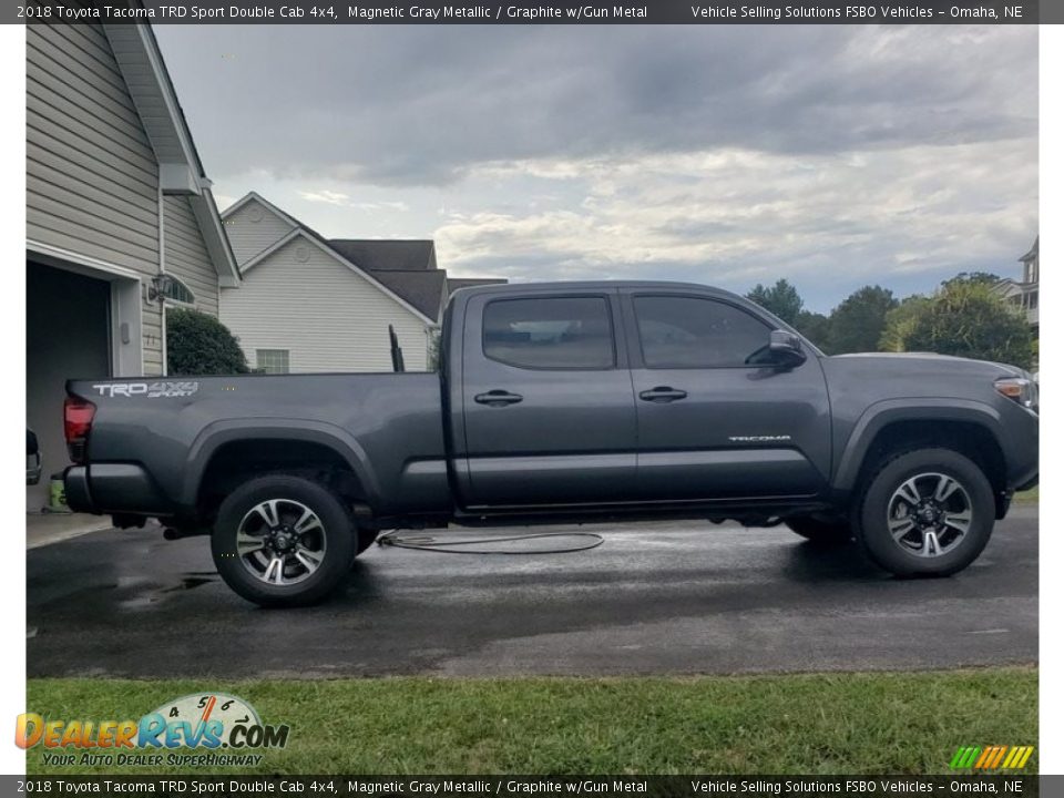 2018 Toyota Tacoma TRD Sport Double Cab 4x4 Magnetic Gray Metallic / Graphite w/Gun Metal Photo #3