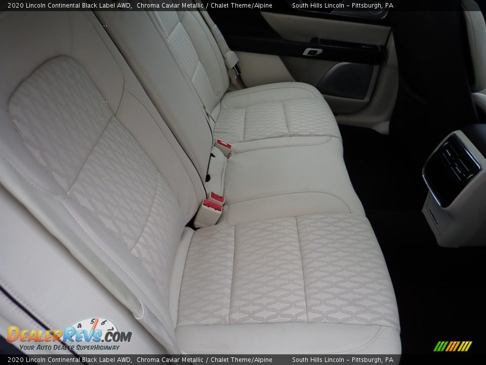 Rear Seat of 2020 Lincoln Continental Black Label AWD Photo #14