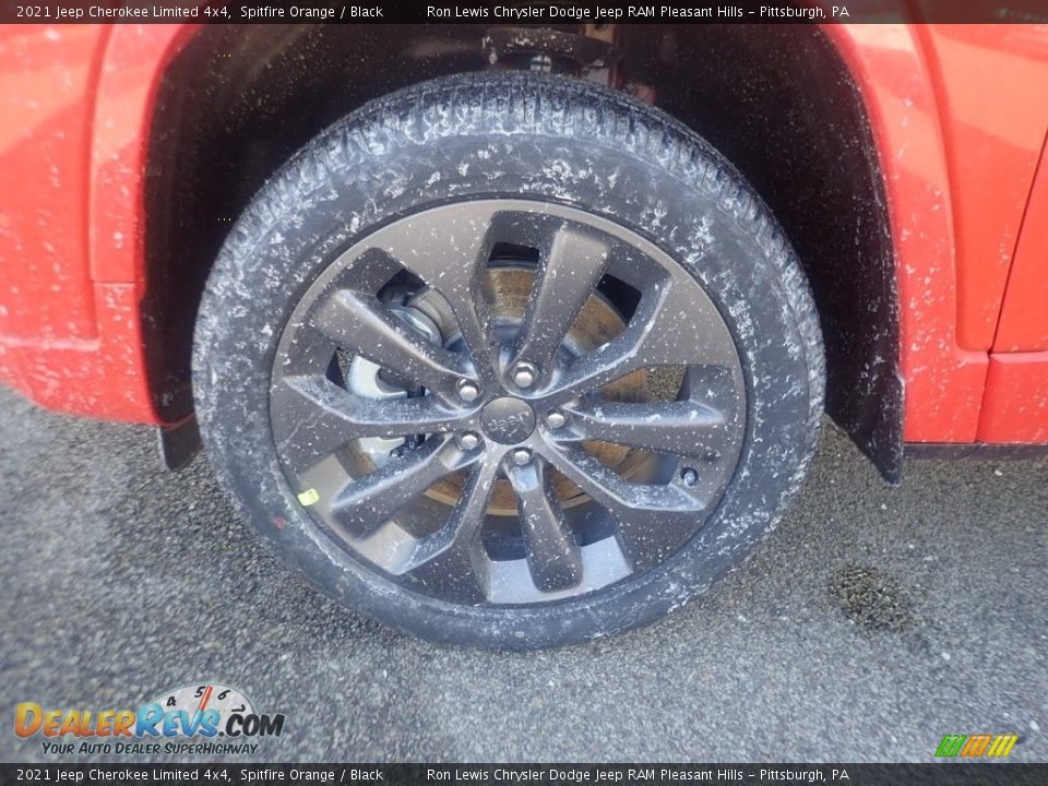 2021 Jeep Cherokee Limited 4x4 Spitfire Orange / Black Photo #6