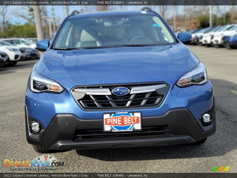 2021 Subaru Crosstrek Limited Horizon Blue Pearl / Gray Photo #3