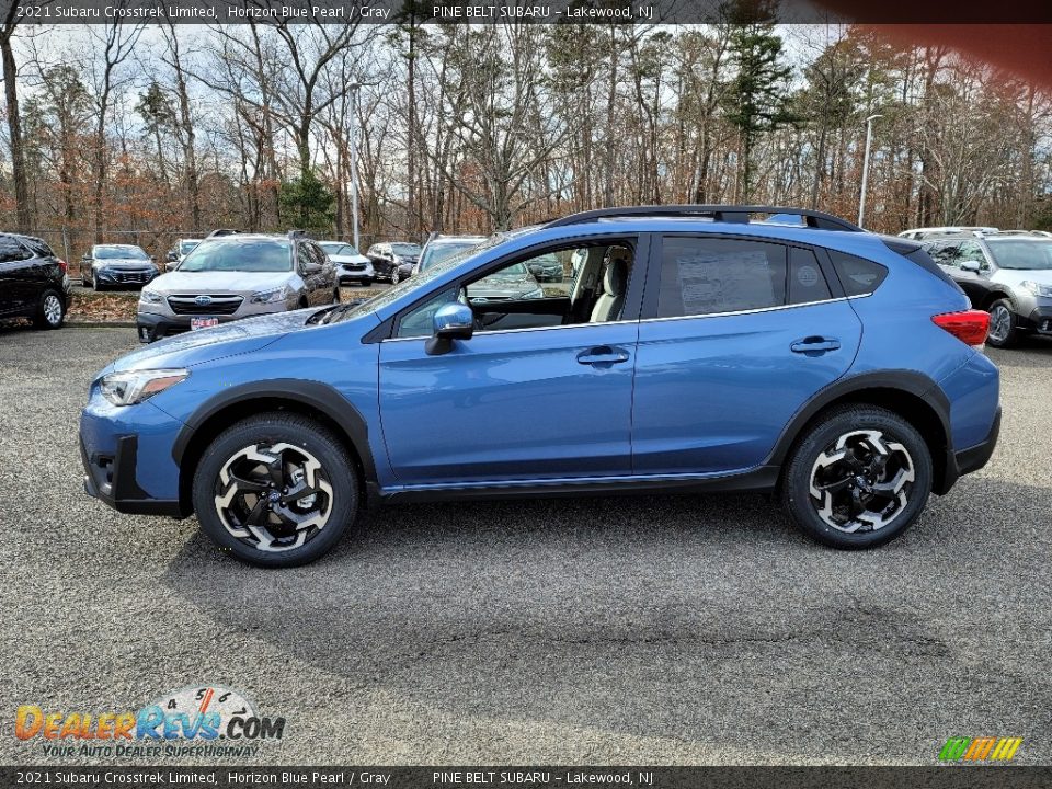 2021 Subaru Crosstrek Limited Horizon Blue Pearl / Gray Photo #4