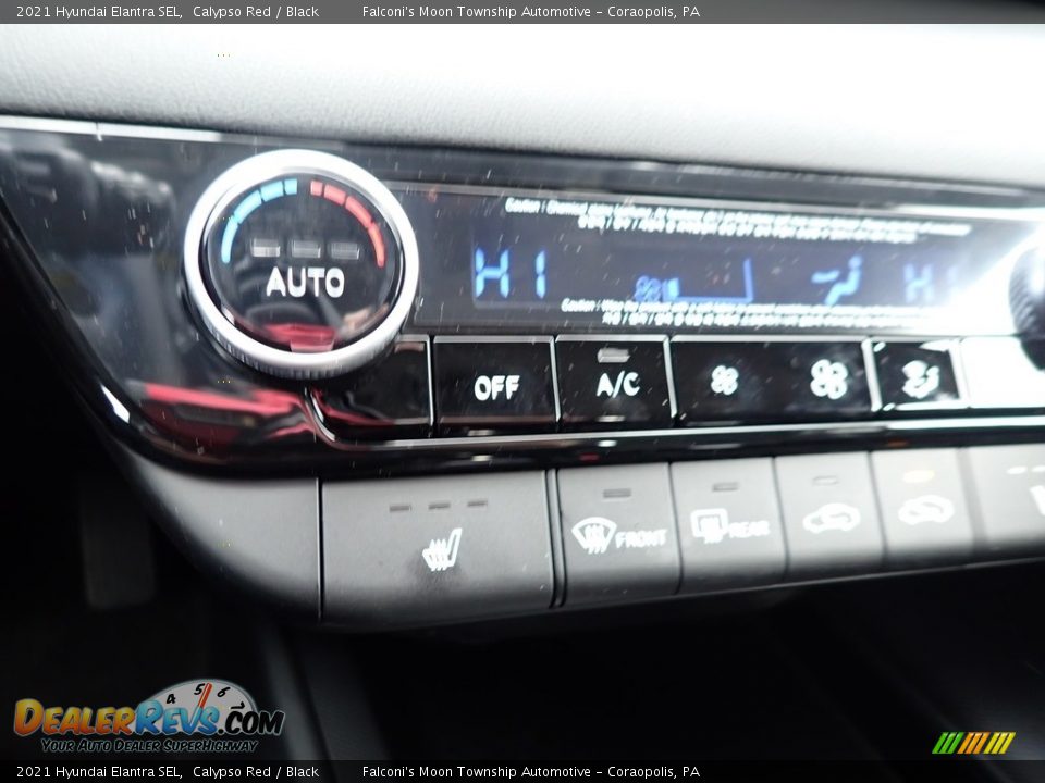 2021 Hyundai Elantra SEL Calypso Red / Black Photo #15