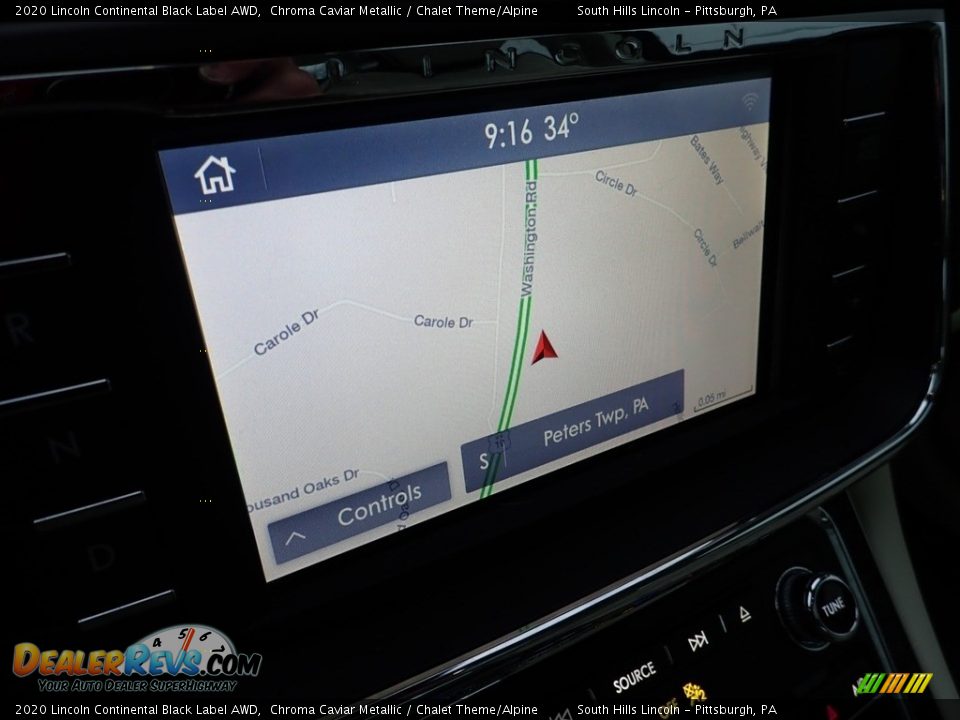 Navigation of 2020 Lincoln Continental Black Label AWD Photo #21