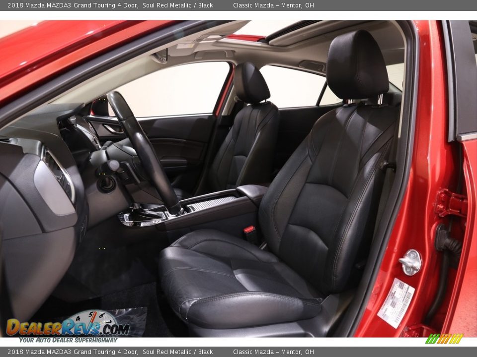 2018 Mazda MAZDA3 Grand Touring 4 Door Soul Red Metallic / Black Photo #5