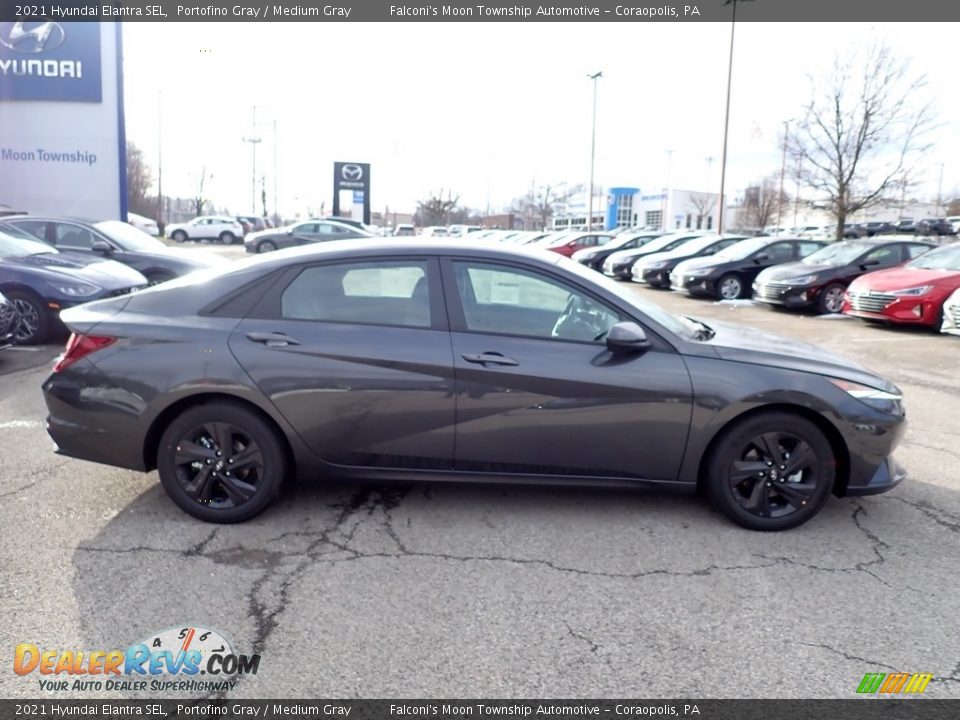 2021 Hyundai Elantra SEL Portofino Gray / Medium Gray Photo #1