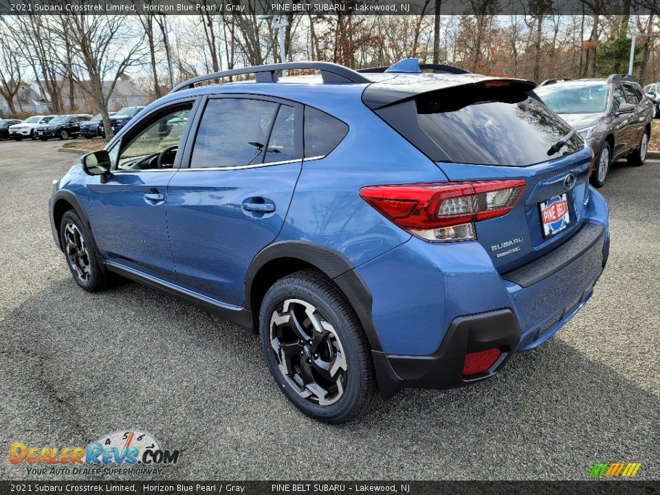 2021 Subaru Crosstrek Limited Horizon Blue Pearl / Gray Photo #6