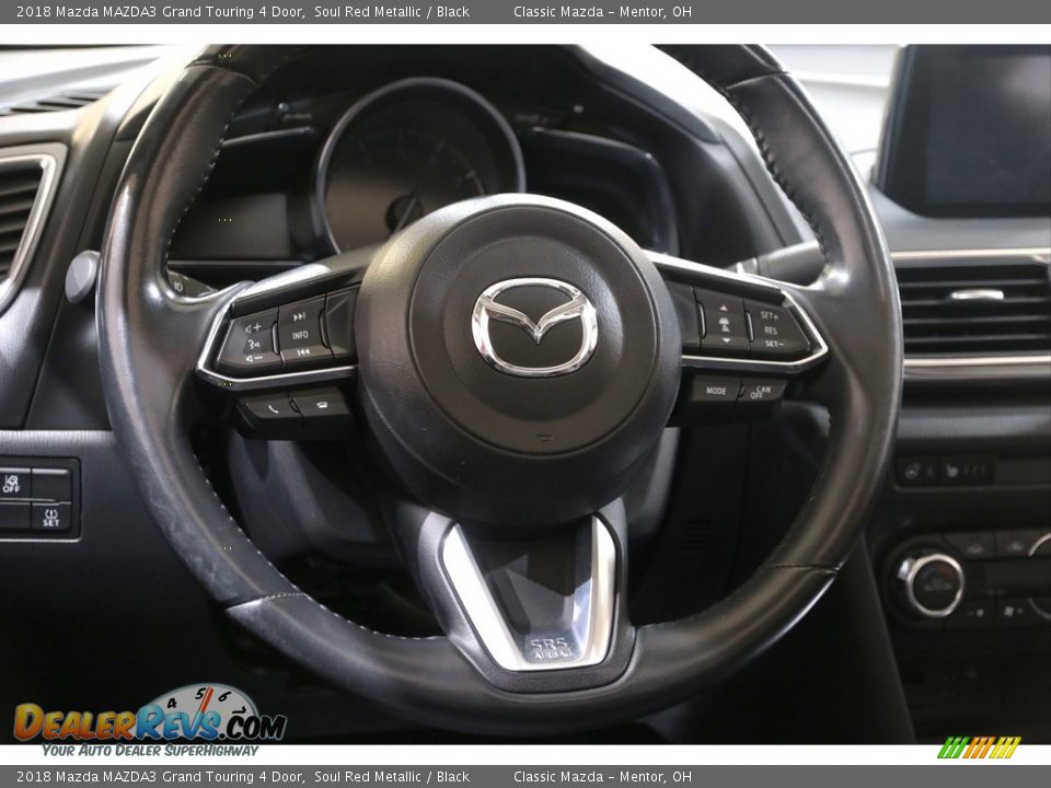 2018 Mazda MAZDA3 Grand Touring 4 Door Soul Red Metallic / Black Photo #7