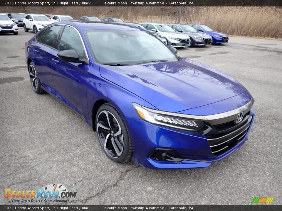 Front 3/4 View of 2021 Honda Accord Sport Photo #6