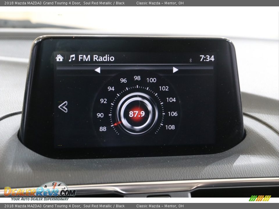 2018 Mazda MAZDA3 Grand Touring 4 Door Soul Red Metallic / Black Photo #11