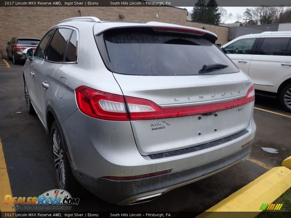 2017 Lincoln MKX Reserve AWD Ingot Silver / Ebony Photo #2