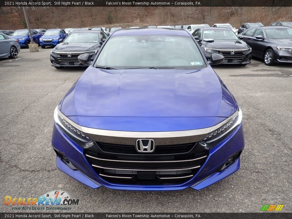 2021 Honda Accord Sport Still Night Pearl / Black Photo #7