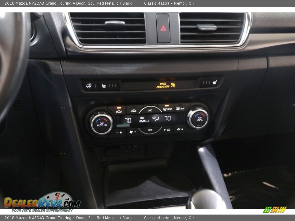 2018 Mazda MAZDA3 Grand Touring 4 Door Soul Red Metallic / Black Photo #12