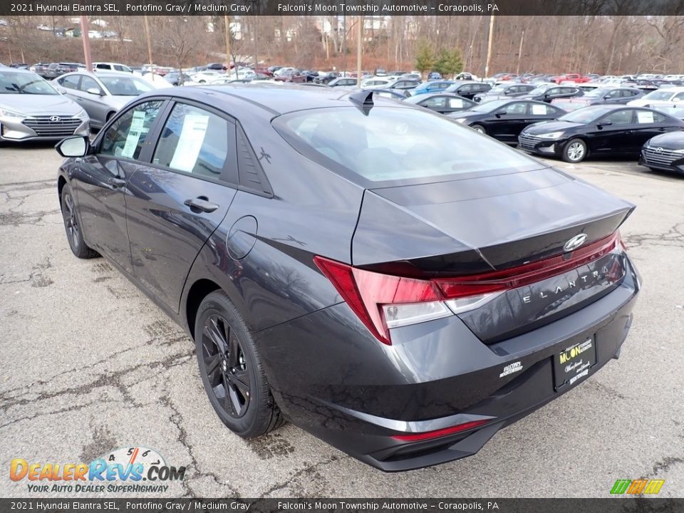 2021 Hyundai Elantra SEL Portofino Gray / Medium Gray Photo #6