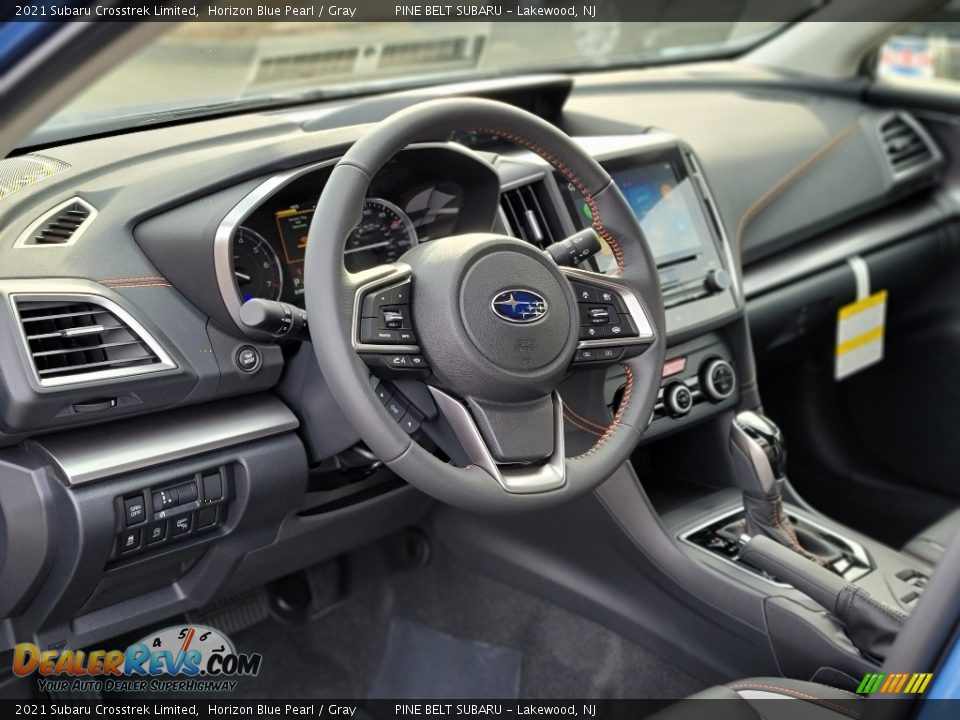 2021 Subaru Crosstrek Limited Horizon Blue Pearl / Gray Photo #12