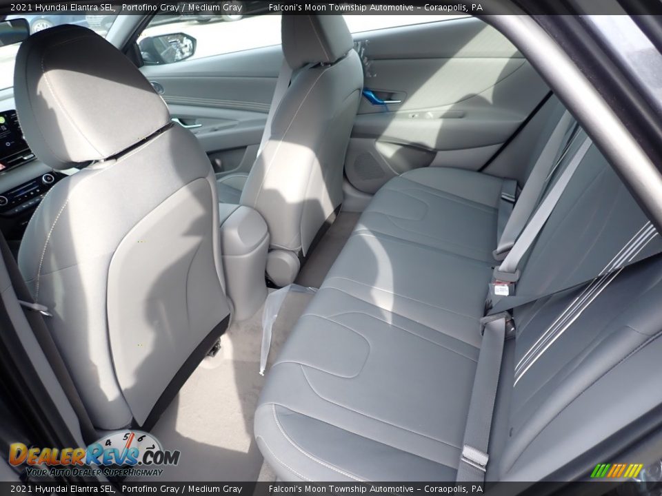 2021 Hyundai Elantra SEL Portofino Gray / Medium Gray Photo #8